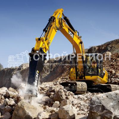 Экскаватор с гидромолотом — важная часть демонтажных работ